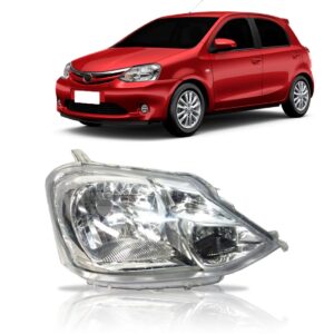 Farol Toyota Etios 2013 2014 2015 2016 1ª Linha - Direito/passageiro