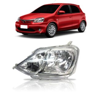 Farol Toyota Etios 2013 2014 2015 2016 1ª Linha - Esquerdo/motorista