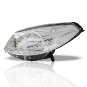 Farol Renault Sandero 2012 2013 Máscara Cromada 1ª Linha - Direito/passageiro