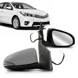 Retrovisor Corolla 14 15 16 Elétrico Com Seta Lado Direito.