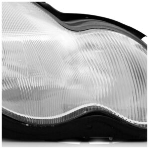 Farol Mercedes C180 C200 01 02 03 04 2005 06 Raiado 1ª Linha - Direito/passageiro