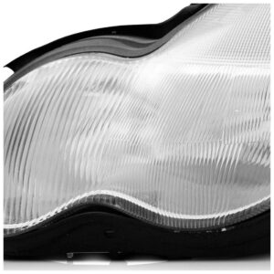 Farol Mercedes C180 C200 01 02 03 04 2005 06 Raiado 1ª Linha - Esquerdo/motorista