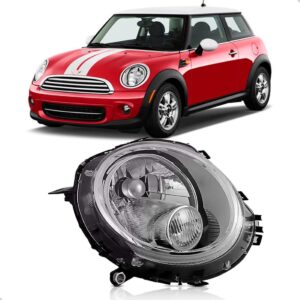 Farol Mini Cooper 2007 2008 2010 2009 11 12 Cromado 1ª Linha Direito/passageiro