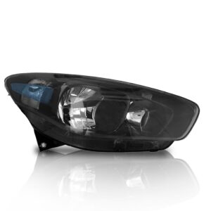 Farol Grand Siena 12 13 2014 15 Máscara Negra Fumê 1ª Linha - Direito/passageiro