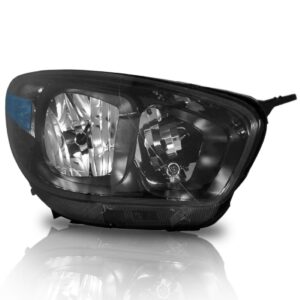 Farol Grand Siena 12 13 2014 15 Máscara Negra Fumê 1ª Linha - Direito/passageiro