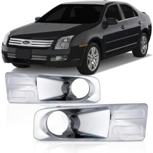 Moldura Milha Para Fusion 2007 2008 2009 Com Furo Cromado Lado Direito