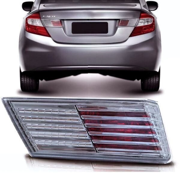 Lanterna Mala Civic 2012 A 2014 Refletor Frisada Lado Esquerdo