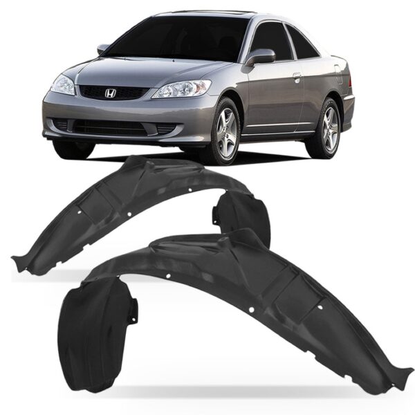 Protetor Caixa De Roda Dianteiro Honda Civic 2004 2005 2006 Lado Direito