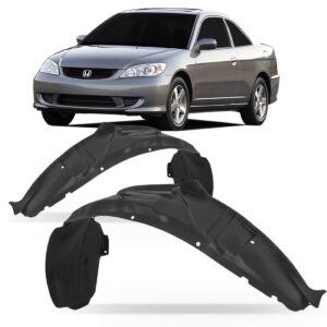 Protetor Caixa De Roda Dianteiro Honda Civic 2004 2005 2006 Lado Esquerdo