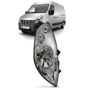 Farol Renault Master 2014 2015 Com Auxiliar 1ª Linha Direito/passageiro