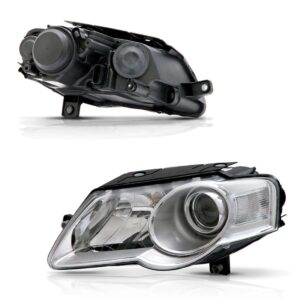 Farol Passat Variant 06 2007 2008 2009 2010 Cromado 1ª Linha Esquerdo/motorista