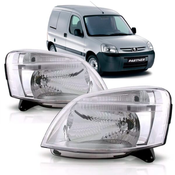 Farol Partner 2004 2005 2006 2007. 1ª Linha Esquerdo/motorista