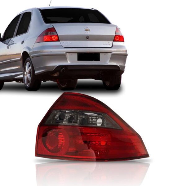 Lanterna Traseira Prisma 06 07 08 09 10 11 12 Fumê 1ª Linha Direito