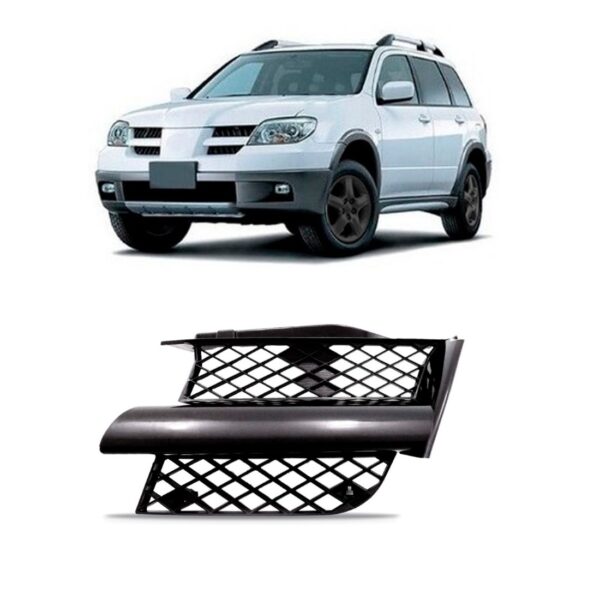 Moldura Grade Radiador Crv 2012 A 2015 Cromado Ld Esquerda