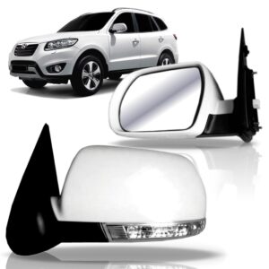 Retrovisor Santa Fé 10 A 13 C/ Sinaleira Elétrico Esquerdo