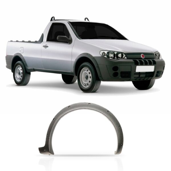 Moldura Dianteira Paralama Strada 2005 06 07 08 09 2010 Dpf Lado Direito