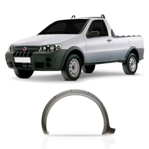 Moldura Dianteira Paralama Strada 2005 06 07 08 09 2010 Dpf Lado Esquerdo