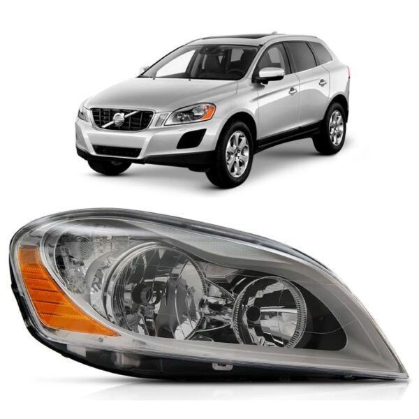 Farol Para Volvo Xc60 2008 2009 2010 2011 2012 2013 1ª Linha Direito/passageiro