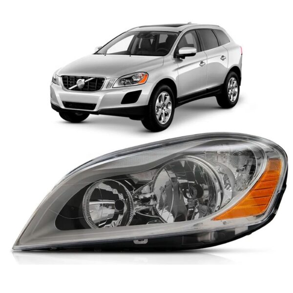 Farol Para Volvo Xc60 2008 2009 2010 2011 2012 2013 1ª Linha - Esquerdo/motorista