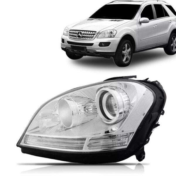 Farol Merceds Ml320 Ml350 Classe M 2006 A 2012  Eletrico Lado Esquerdo