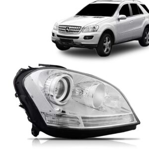 Farol Merceds Ml320 Ml350 Classe M 2006 A 2012  Eletrico Lado Direito