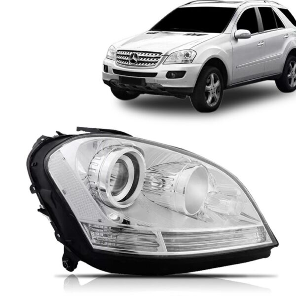 Farol Merceds Ml320 Ml350 Classe M 2006 A 2012  Eletrico Lado Direito