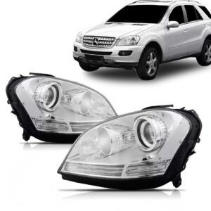 Farol Merceds Ml320 Ml350 Classe M 2006 A 2012  Eletrico Lado Direito