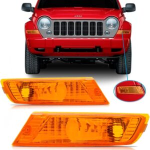 Sinaleira Parachoque Dianteiro Cherokee Sport 2005 Até 2017 Direito Âmbar