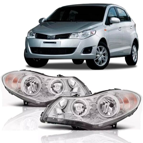 Farol Chery Celer 2012 A 2015. 1ª Linha Esquerdo/motorista