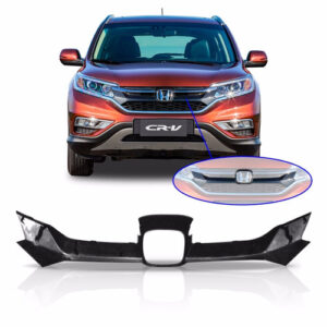 Moldura Grade Crv Honda 2015 2016 2017 Preto Brilhante. Preto Preto Brilhante