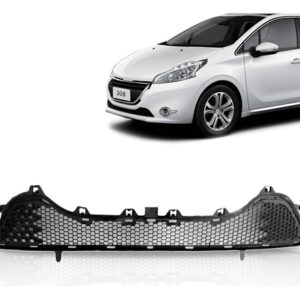 Grade Central Peugeot 208 2012 A 2016 Inferior 1a Linha Preto