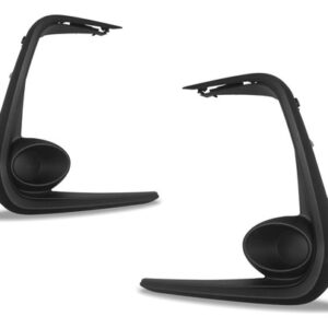 Par Moldura Lateral Parachoque Corolla 2020a 2023 Sem Furo Preto