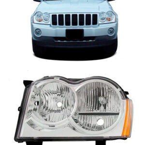 Farol Jeep Grand Cherokee 2005 2006 2007 1ª Linha - Esquerdo/motorista