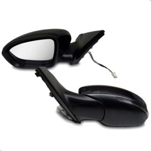 Par Retrovisor Sentra 22 A 2024 Preto Elétrico Com Sinaleira