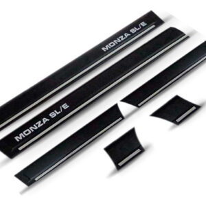 Kit Jogo Friso Lateral Para Monza Sle 1991 1992 93 4 Portas Preto