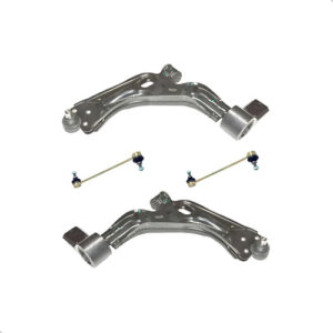 Kit Bandeja Balanca Dianteira Com Bieleta Fiesta Class Preto