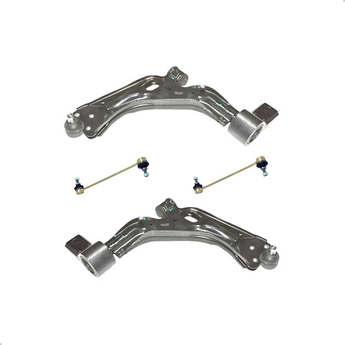 Kit Bandeja Balanca Dianteira Com Bieleta Fiesta Class Preto