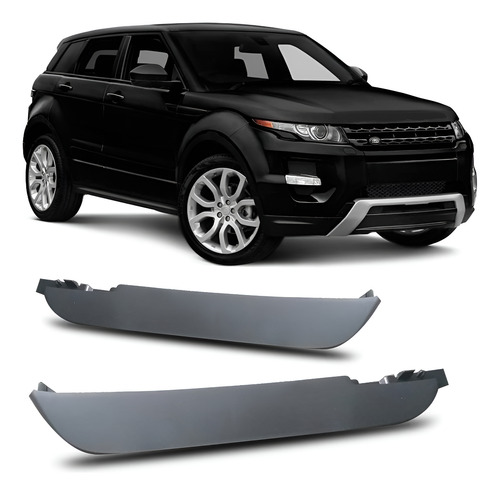 Par Spoiler Parachoque Dianteiro Evoque Pure 12 13 14 Preto Preto
