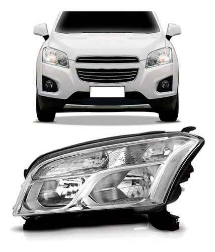 Farol Tracker 2014 2015 2016 Eletrico Com Motor 1ª Linha Esquerdo/motorista