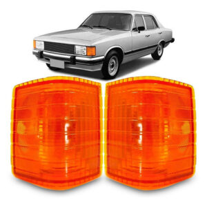 Par Lanterna Dianteira Opala 1980 82 83 84 85 86 1987 Ambar