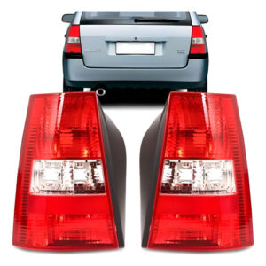 Par Sinaleira Traseira Parati G3 99 00 01 02 Bicolor Fase 2 Vermelho