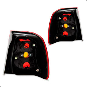 Par Sinaleira Polo 2007 A 2014 Sedan Vermelho Ambar Canto Ambos Lados