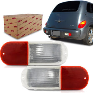 Sinaleira Parachoque Traseiro Para Pt Cruiser 2001 A 2005 Vermelho
