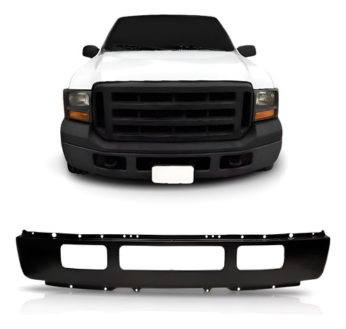Parachoque Dianteiro Para Ford F250 2006 07 08 09 10 11 2012 Preto