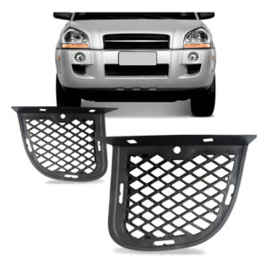 Par Moldura Parachoque Dianteiro Tucson 2004 05 06 07 A 2016 Preto