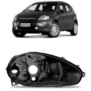 Farol Carcaça Punto 2013 2014 2015 2016 2017 1ª Linha Direito/passageiro