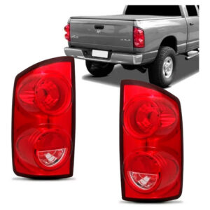 Par Sinaleira Traseira Dodge Ram 2006 A 2009 Vermelho