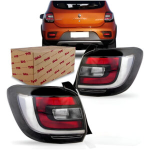 Par Sinaleira Traseira Sandero 2015 2016 2017 2018 Stepway Vermelho