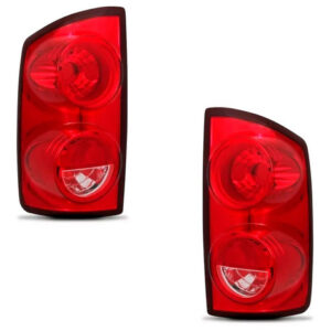 Par Sinaleira Traseira Dodge Ram 2006 A 2009 Vermelho