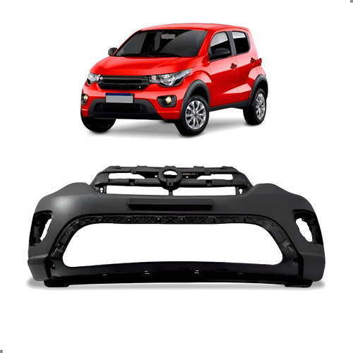 Parachoque Dianteiro Para Mobi Way Trekking Like 2016 A 2024 Preto